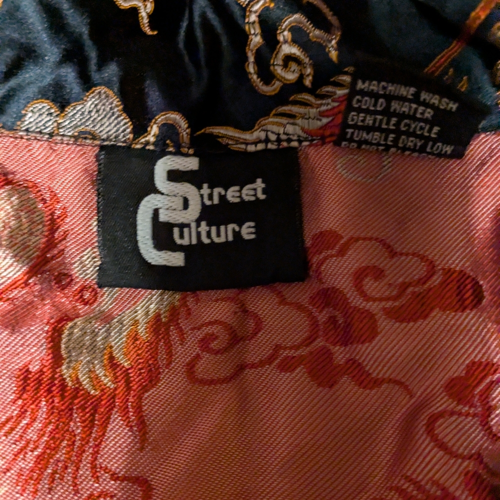 Street Culture Dragon Embroidered Shirt - Picture 2 of 7